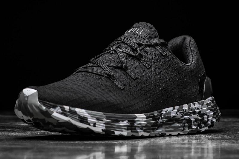Nobull Wild Granite Ripstop Runner Men's Running Shoes Black | USA V1015R